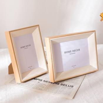 Photo Frame Display 5678104inch Portrait Frame Photo Printing Living Room Study Bedroom Creative Decorative Wooden Ornaments