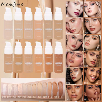 Maxfine Cross-Border Liquid Foundation Oil Control Concealer Moisturizing Makeup Wholesale Long-Lasting Export Bb Cream Brightens Skin Tone