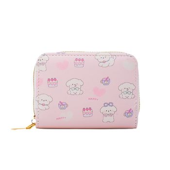 In-Stock Cartoon Print Accordion Card Holder Coin Purse Multifunctional Card Holder Portable Storage Card Holder Portable Card Storage