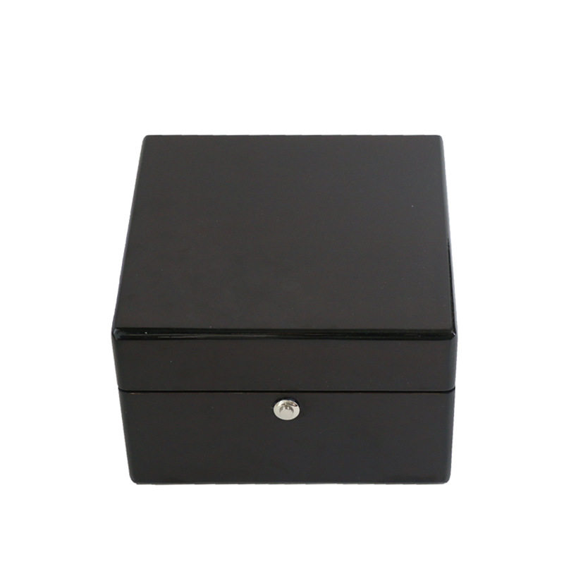 Foreign Trade Explosions High-end Watch Packaging Box Flip Jewelry Storage Box Bronzing Printing Wooden Gift Box