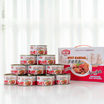 Minxing hairtail canned spiced spicy snacks 150g cans of ready-to-eat seafood cooked food under wine under food wholesale factory wholesale
