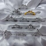 Опора для вырезания кольца с конским глазом пустая 3 * 6 мм, 4 * 8 мм, 5 * 10 мм, 6 * 12 мм доступны в различных стилях