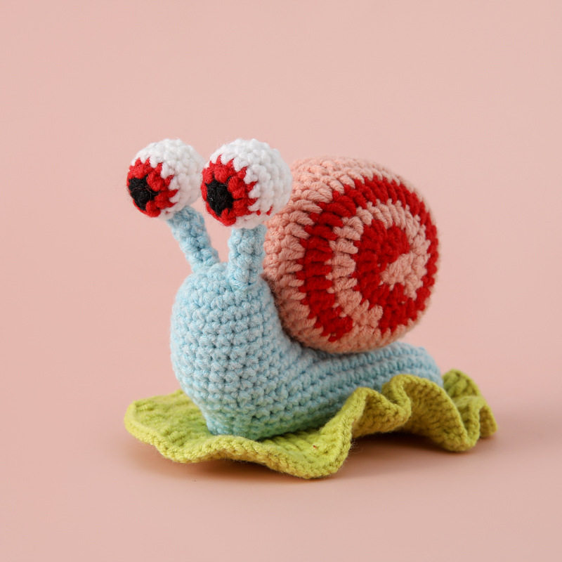 Cross-Border Crochet Swordfish, Seahorse, Wool Knitting, Marine Series, Shrimp, Squid, Octopus, Conch, Betta, Crab