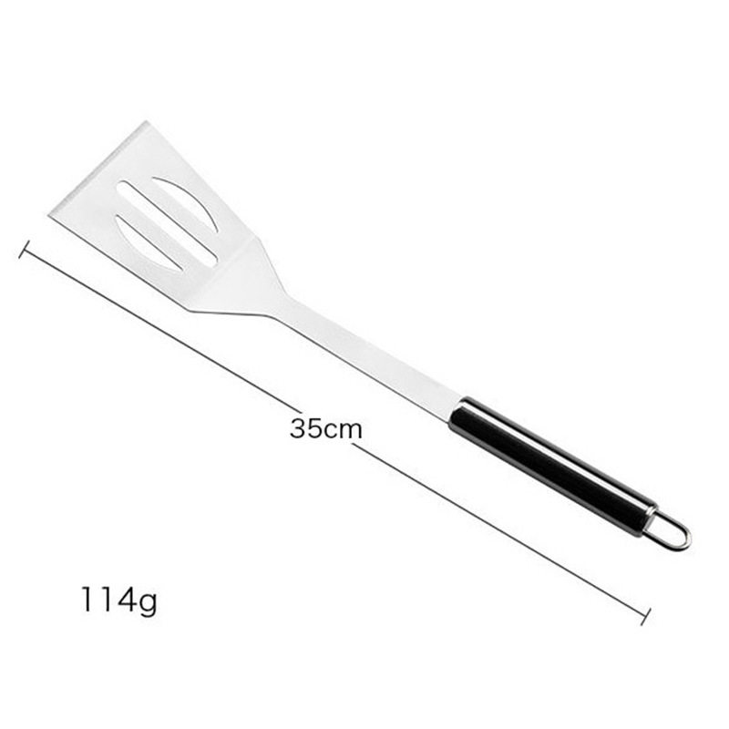 Factory Ready Stock 7-Piece Barbecue Tool Set Portable Storage Oxford Cloth Bag Stainless Steel Tube Handle Bbq Grilling Tools