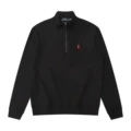 Black red label