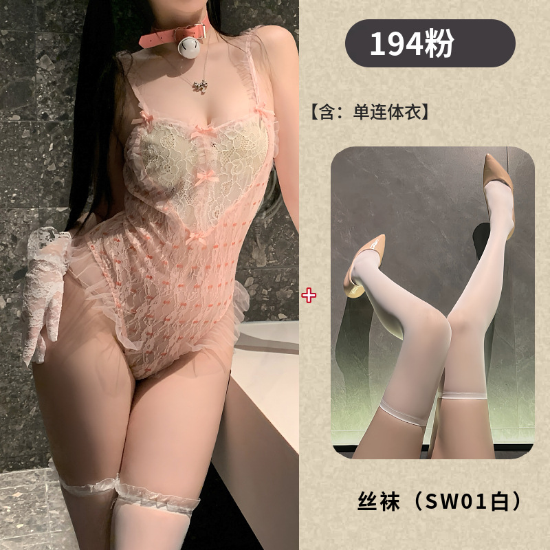 性感情趣内衣女透视诱惑情趣连体衣小樱桃纯欲情趣内衣一件代发