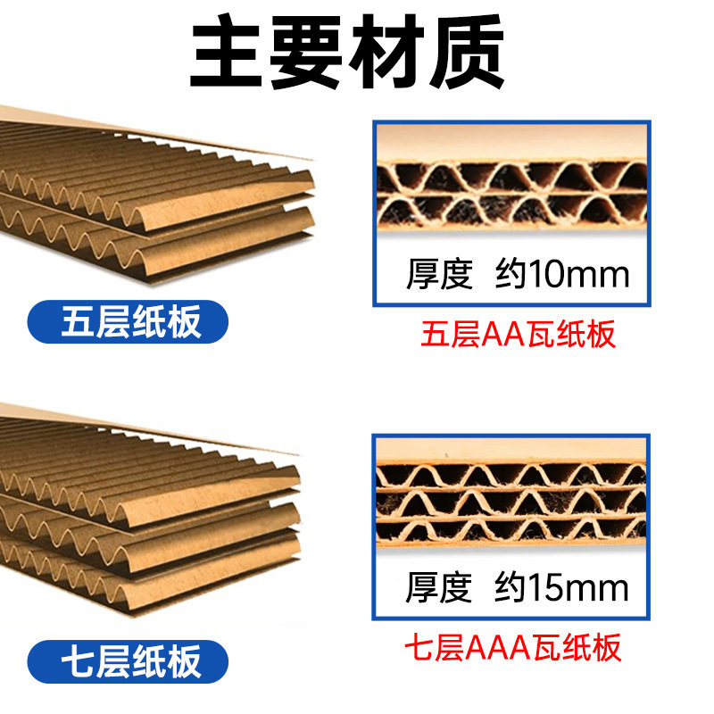 3A2A1000kg Heavy Carton Cross-border Foreign Trade Seismic Packaging Carton Carton Board Heavy Product High Strength Factory