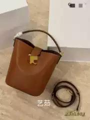 2025 New Trendy Bucket Bag Fashion Handbag Commuter Versatile Single Shoulder Crossbody Arc De Triomphe Light Luxury Small Bag Hand Carry