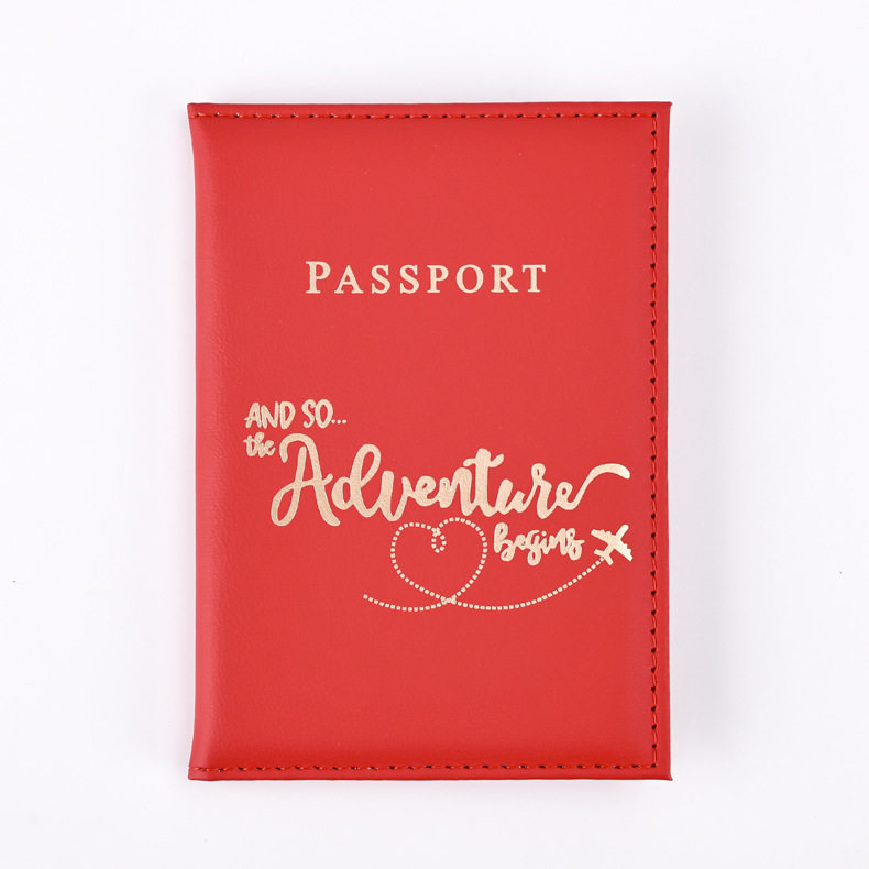 2024 Cross-Border Hot-Selling 989 Pattern Pu Passport Cover Passport Holder Ticket Holder in Stock Factory Direct Sale Document Holder