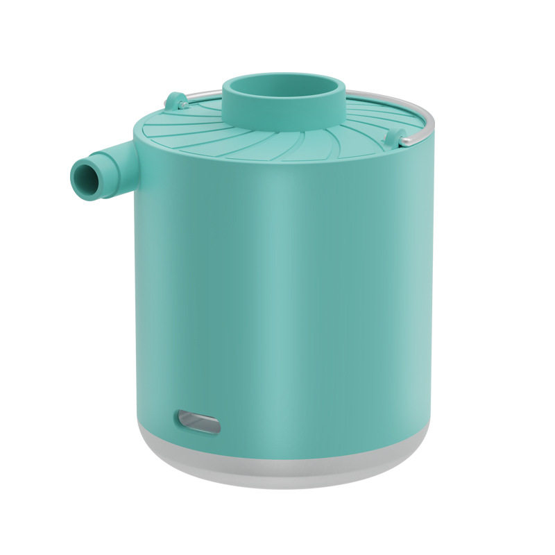 Outdoor storage electric air pump outdoor blowing and filling integrated illuminable air cushion swimming ring air pump