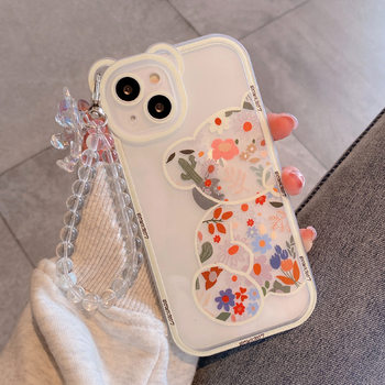 Floral Bear Suitable for Apple 13 Mobile Phone Case X New Iphone11 Fairy Model 12 High-End Xr Popular Xsmax