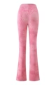Pink snake print trousers