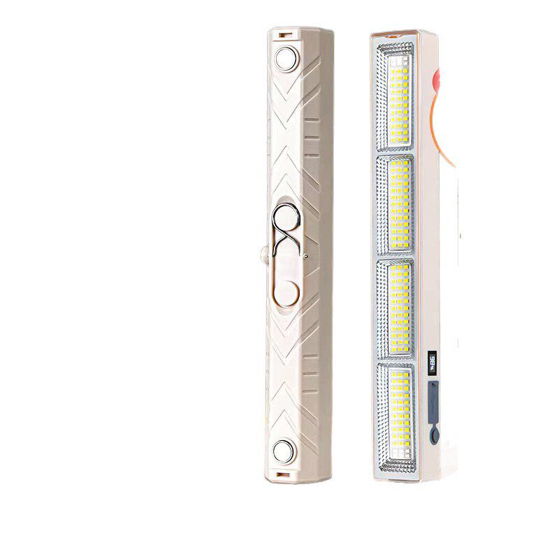 New Camping Style Light Power Outage Emergency Light Led Light Rechargeable Mobile Three-Tone Light Strong Light Bracket Night Market Stall