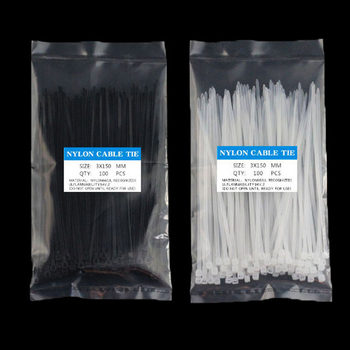 cable ties wholesale plastic self-locking nylon cable ties neutral packaging 100 strips cable tie nylon cable ties