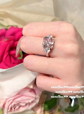 洛丽塔花园彩虹石项链 胭脂洋红 镀18K金糖果彩异形锆石 手链