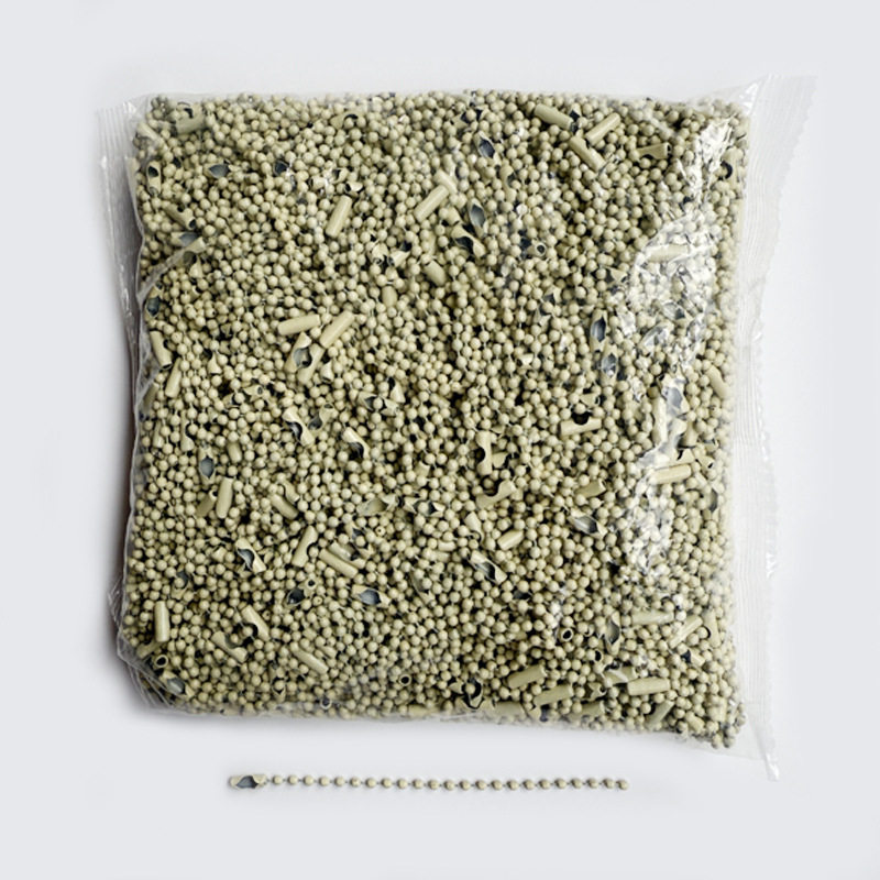 珠链现货批发彩色烤漆波珠链圆珠链diy饰品配件挂链链条吊牌链子
