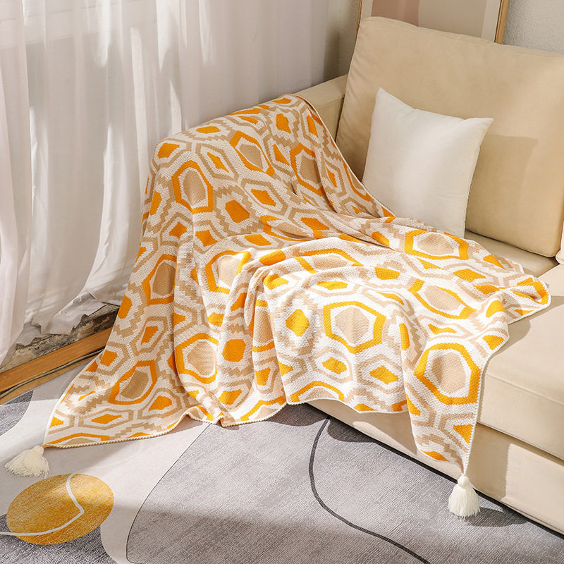 Bohemian Blanket Sofa Cover Blanket Air-conditioning Blanket Knitted Nap Class A Blanket Bed End Blanket blanket Blanket