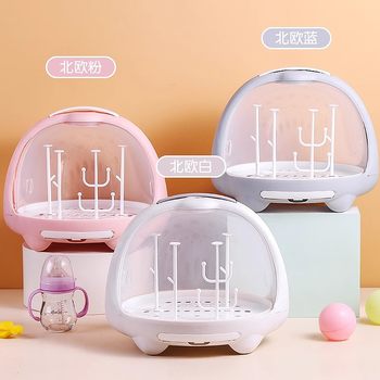 Special Breast Pump Storage Box for Mothers to Carry Milk When Going Out, Portable Bottle Storage Box, Drainable Dust-Proof Storage Box