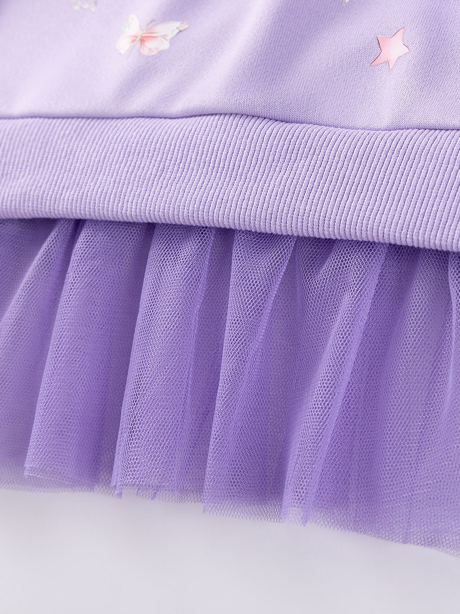 Girls' Autumn Long-Sleeve Cute Set from Source Factory, Cartoon Sweet Kids' Wear