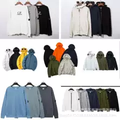 Solid color casual loose round neck pullover sweater men's coat trendy British youth fashion brand men