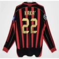 0607ac home long sleeve customized no. 22 + champions league armband