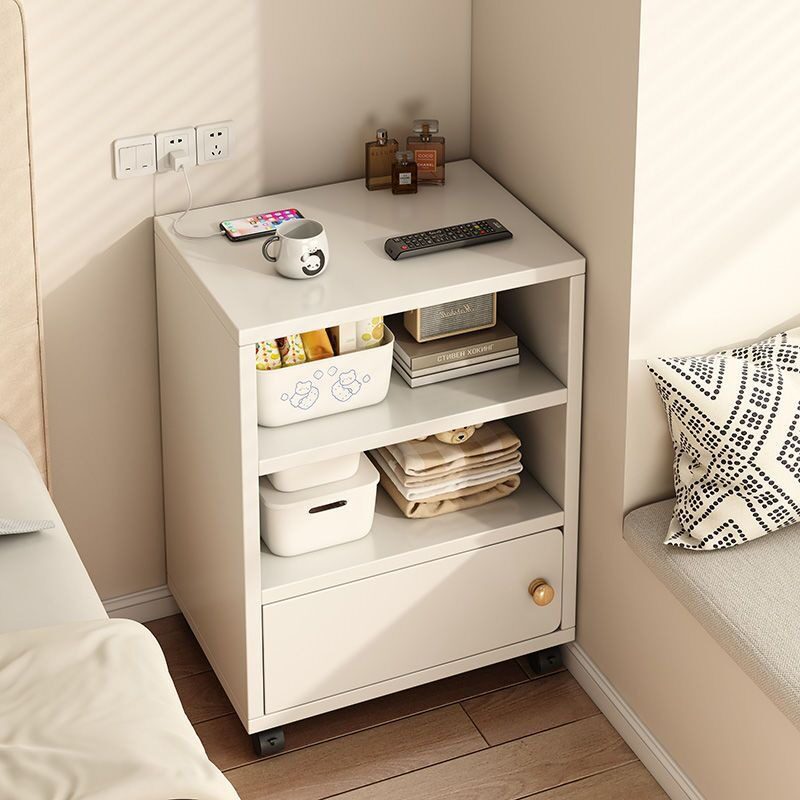 Light Luxury Narrow Bedside Table Household Bedroom Bedside Cabinet Simple Modern Small Bedside Storage Cabinet 2025 New Style