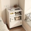 Light Luxury Narrow Bedside Table Household Bedroom Bedside Cabinet Simple Modern Small Bedside Storage Cabinet 2025 New Style