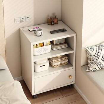Light Luxury Narrow Bedside Table Household Bedroom Bedside Cabinet Simple Modern Small Bedside Storage Cabinet 2025 New Style
