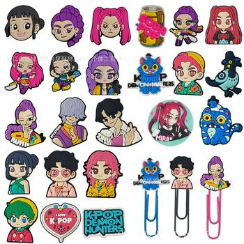 New Witch Hunt Group Paper Clip Pvc Soft Bookmark Student Office Book Page Clip Binding Supplies Paper Clip