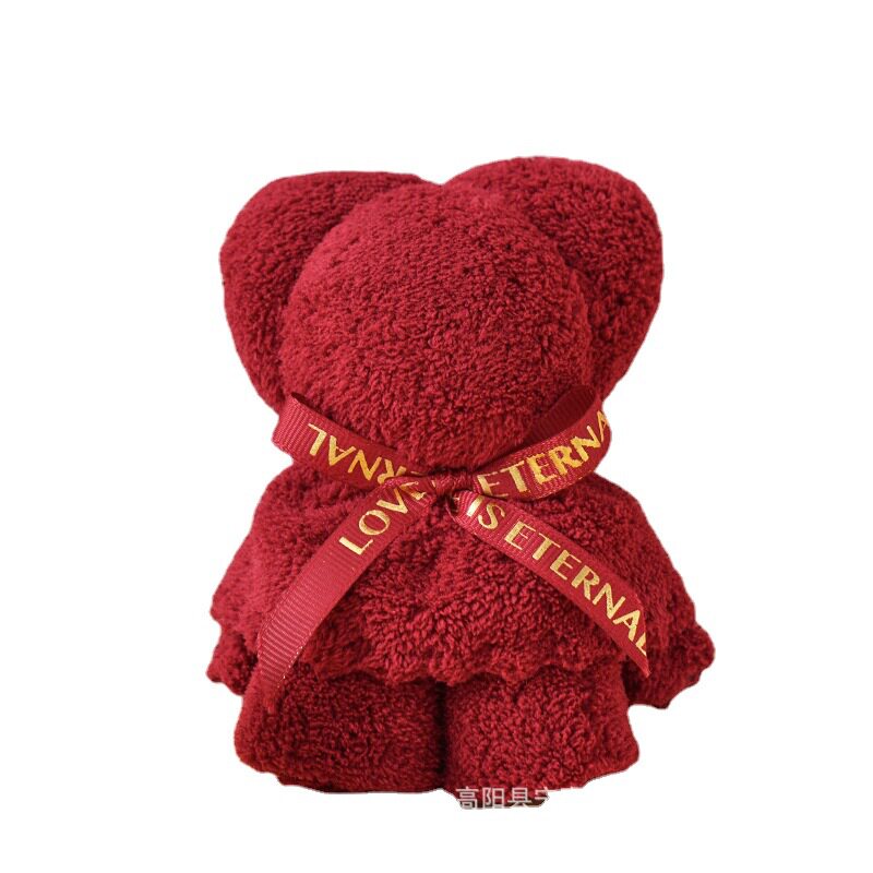 Bear Towel Hand Gift Wedding Candy Wedding Shop Birthday Wedding Ceremony Teacher's Day Mid-Autumn Festival Hand Gift Towel