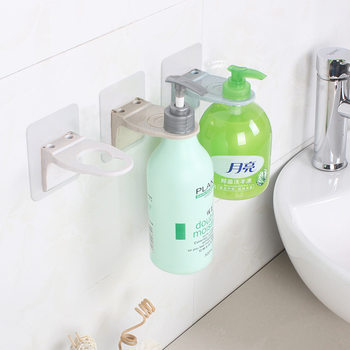 Cross-Border Punch-Free Bathroom Storage Shampoo Hanger Shower Gel Storage Rack Powerful Hand Sanitizer Bottle Mouth Clip