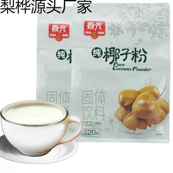 Hainan Specialty Pure Coconut Powder Coconut Original Juice Coconut Fragrance Rich Nutritional Coconut Milk Juice Solid Beverage Powder Food Wholesale