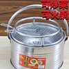 Stainless Steel Grill Stove Heating Stove Charcoal Stove Outdoor Portable Barbecue Stove Grill Household Charcoal Brazier