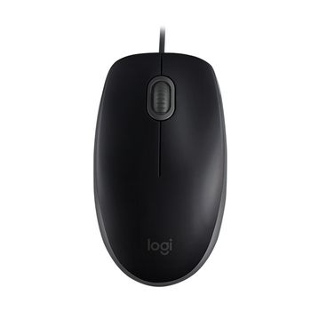 Logitech (Logitech)M100r mouse wired mouse office mouse big hand mouse Black
