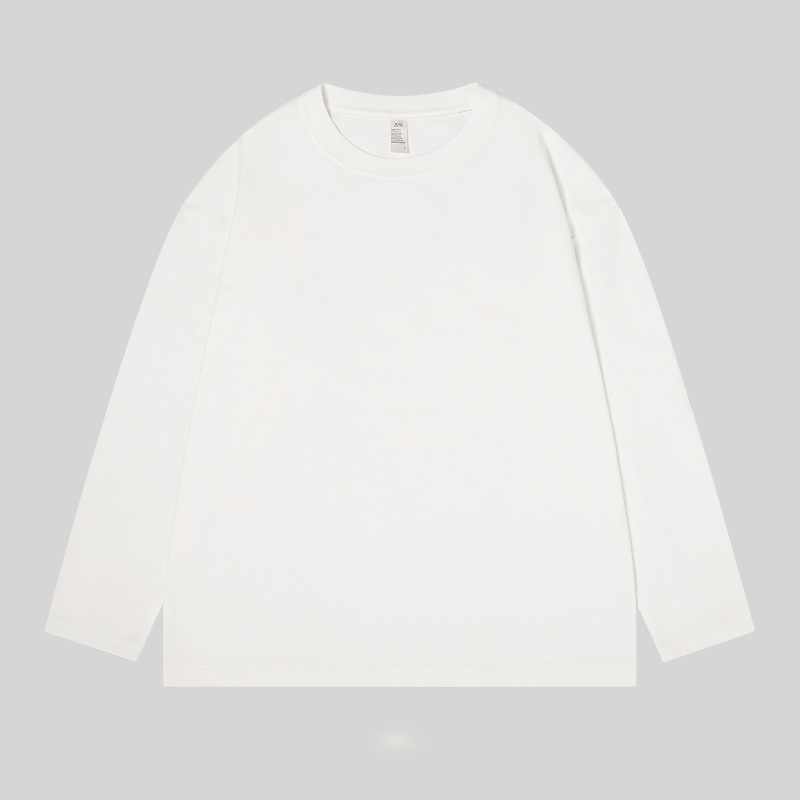 纯棉纯色内搭打底衫T恤男长袖秋冬ins潮流百搭卫衣情侣装男女款