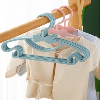 Children's Plastic Clothes Hangers, Kidsren's Clothes Hangers, Kidsren's Clothes, Baby Clothes Supports, Baby Bow Hangers, Simple Trouser Racks
