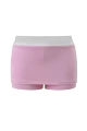 Pink and white patchwork culottes