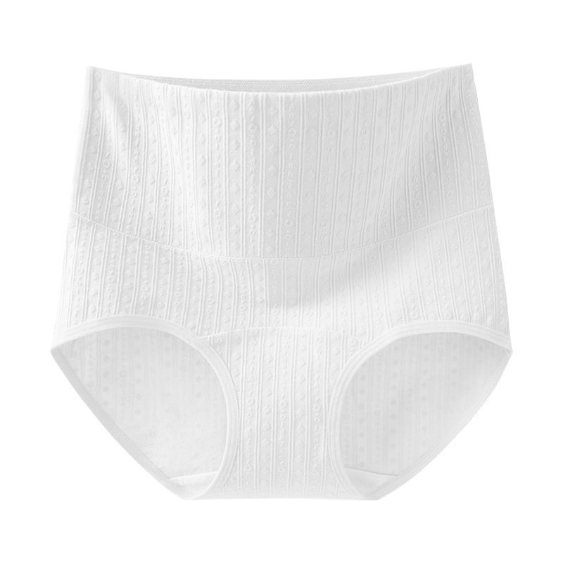 医用原棉A类棉高腰纯棉内裤女收腹包臀加长纯棉抗菌裆无痕三角裤