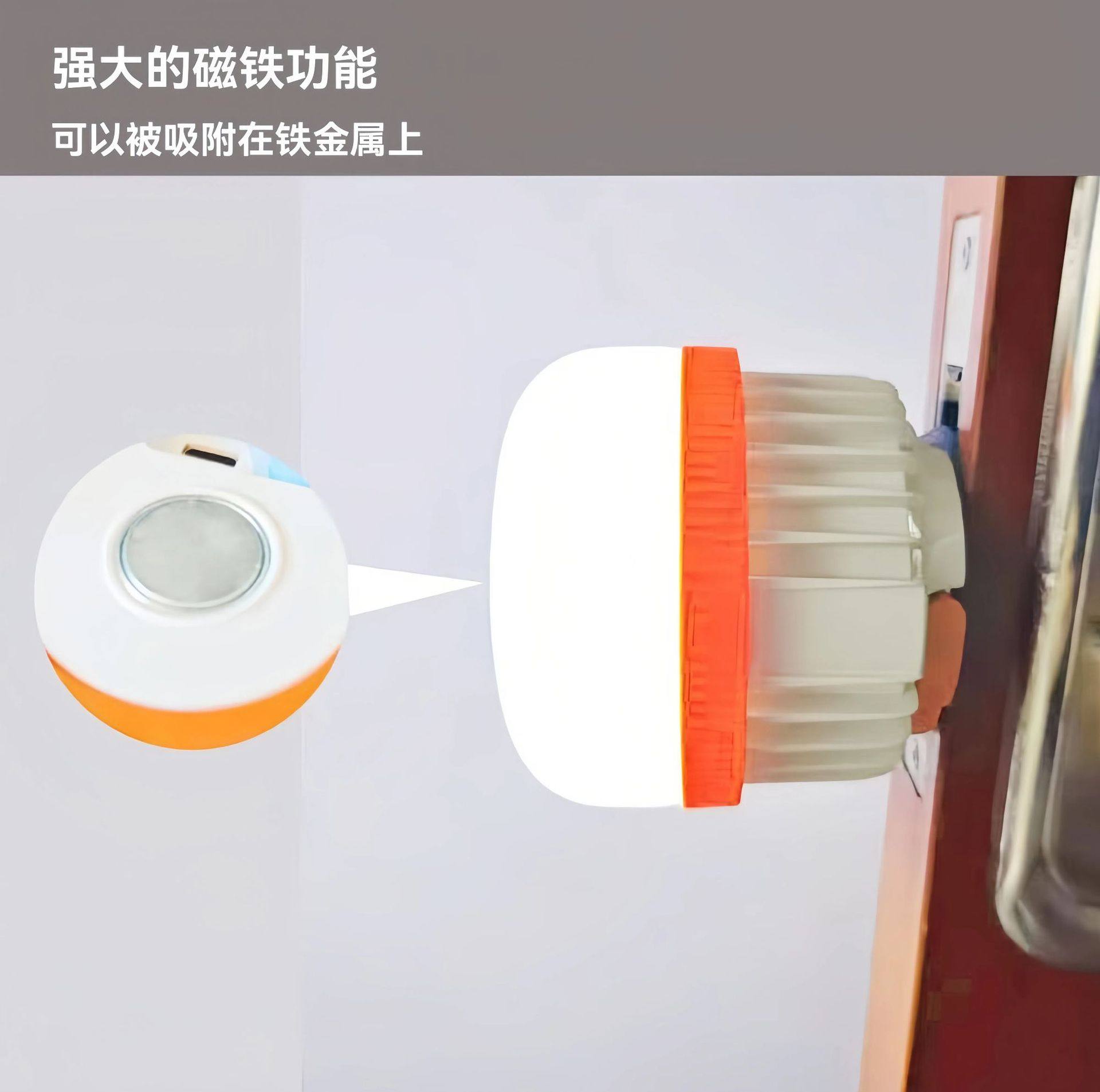 Cross-Border Outdoor Lights, Power Outage Camping Lights, High-Power Led Night Market Stall USB Energy-Saving Light Bulbs, Rechargeable Bulbs