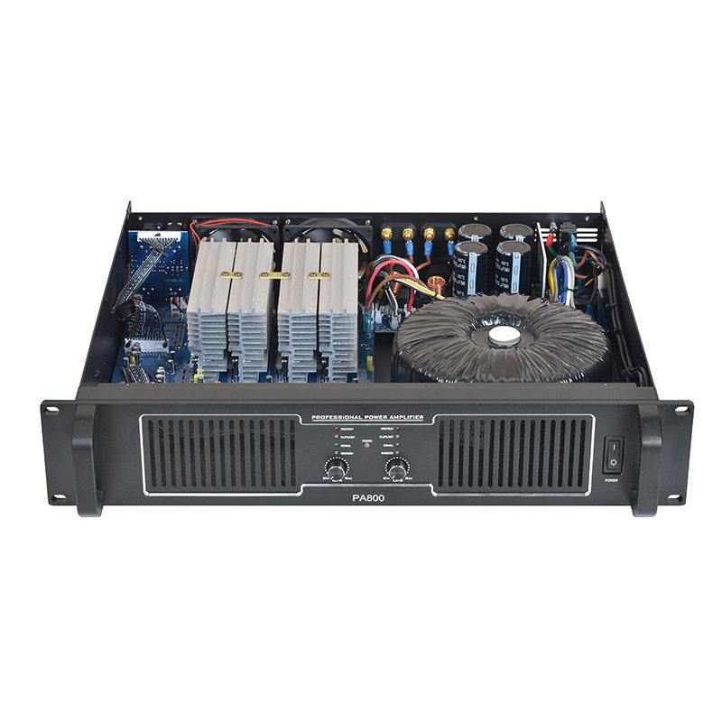 Cross-Border Professional Power Amplifier Two-Channel Band Stage Performance Ktv Home Audio and Video High-Power Amplifier