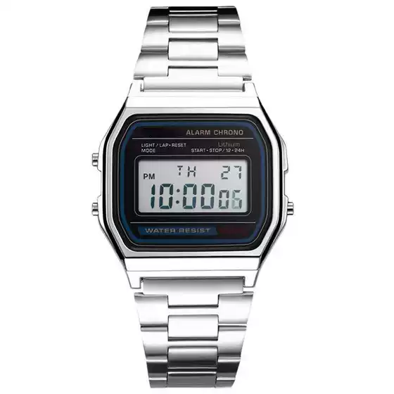 Explosions retro LED digital display timing multifunctional sports student electronic watch acrylic mirror 159WA/91