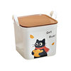Zt1599 Desktop Storage Box Snack Toy Storage Basket Wardrobe Living Room Home Cute Cartoon Sundry Storage Box