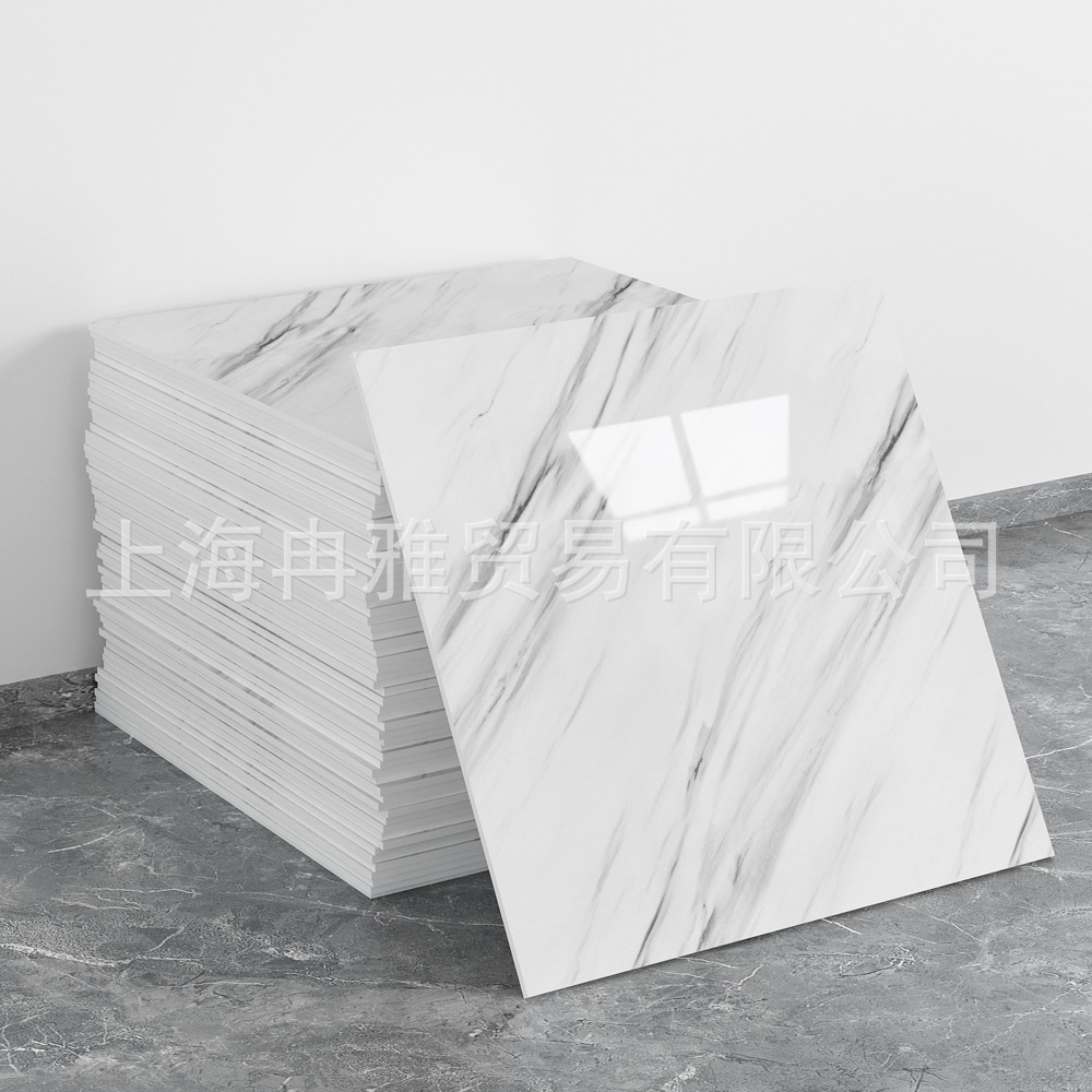 跨境外贸仿大理石鎏金3d墙面翻新装饰贴纸防油防水墙纸自粘瓷砖贴