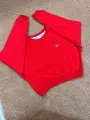 Sweatshirt in bright red