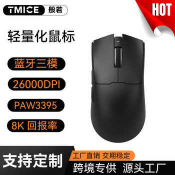 Factory Spot Paw3395 Wireless Lightweight Gaming Mouse Professional E-Sports Mouse 26000Dpi