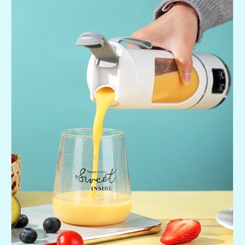 Cross-border new high-end juicer household crushed ice juice cup USB rechargeable portable juicer outdoor accompanying cup 12