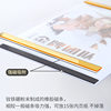 Acrylic Punch-Free Wooden Frame Label A4 Self-Adhesive Flip-Up Magnetic Display Frame Business License Photo Frame