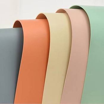 Leather Double-Sided Writing Mat Stain-Resistant Student Desk Mat Solid Color Leather Oversized Manicure Table Mat Computer Mouse Pad