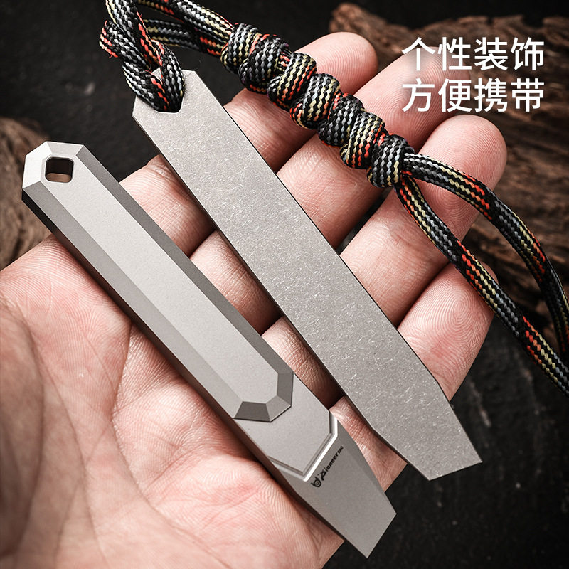 TC4 Creative miniedc Portable Titanium Alloy Crowbar Bottle Opener Portable Multifunctional Outdoor Emergency Tool