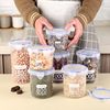 Large Transparent Plastic Sealed Jar Milk Powder Jar Tea Food Jar Kitchen Grain Storage Box Storage Jar